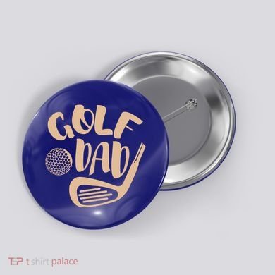 Vintage Best Dad By Par Gift FatherS Day Golfing Gift Button