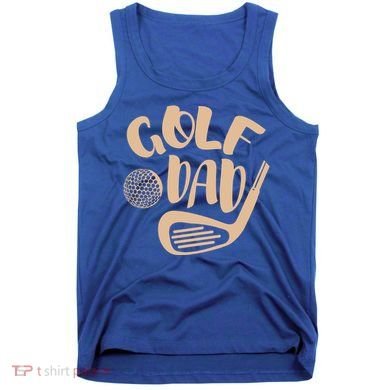 Vintage Best Dad By Par Gift FatherS Day Golfing Gift Tank Top