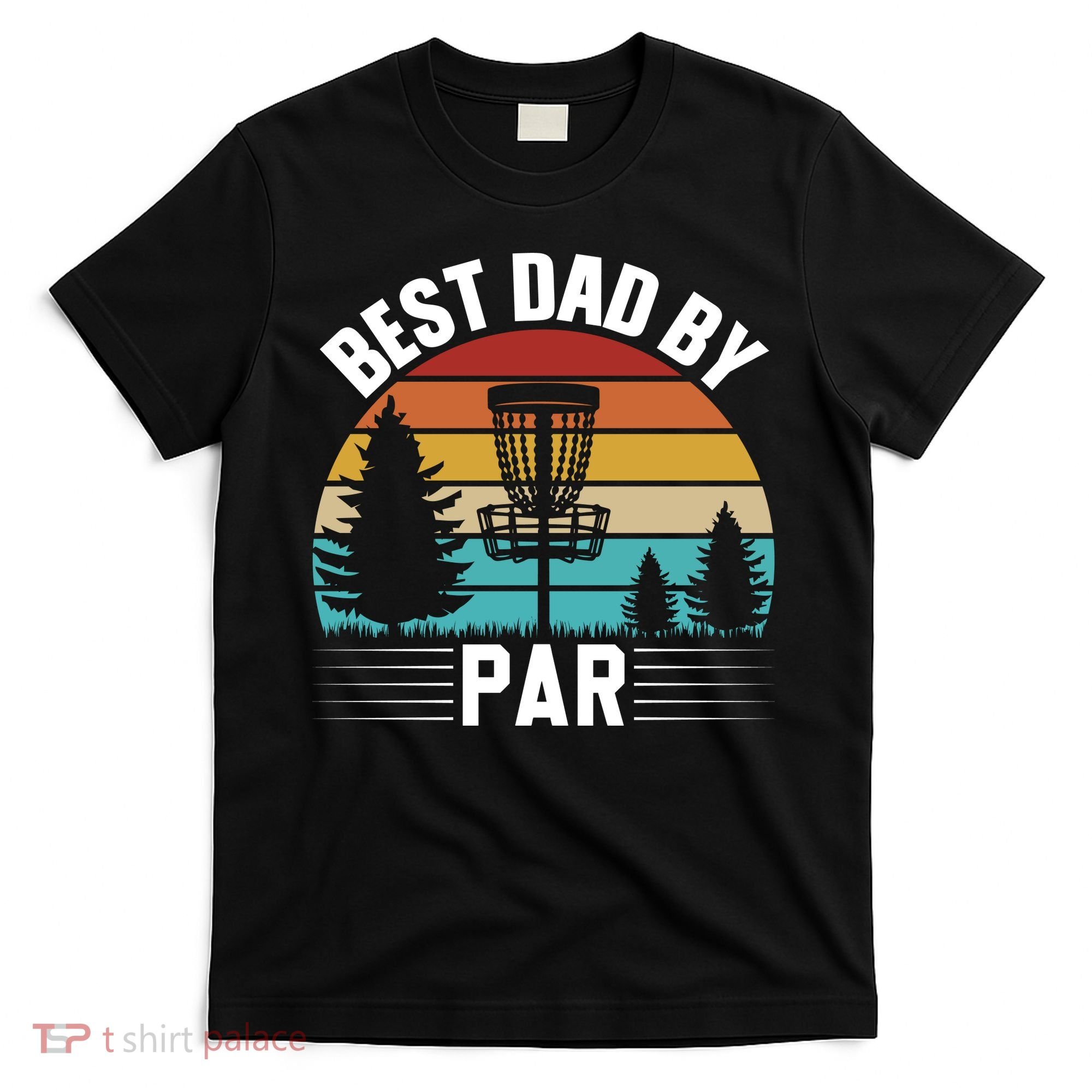 Vintage Best Dad By Par Disc Golf T-Shirt