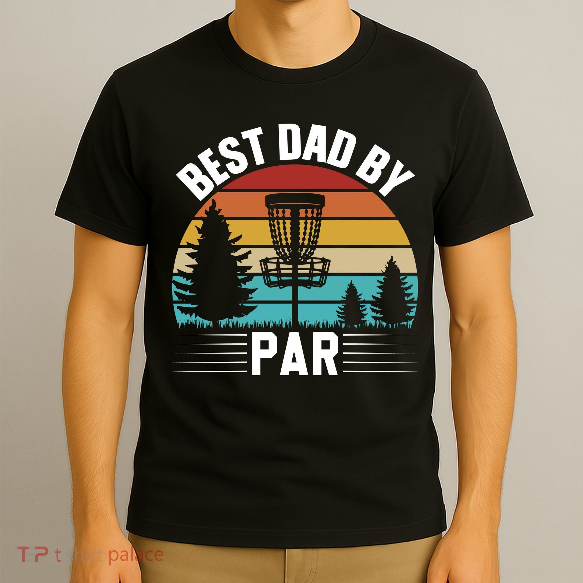 Vintage Best Dad By Par Disc Golf T-Shirt