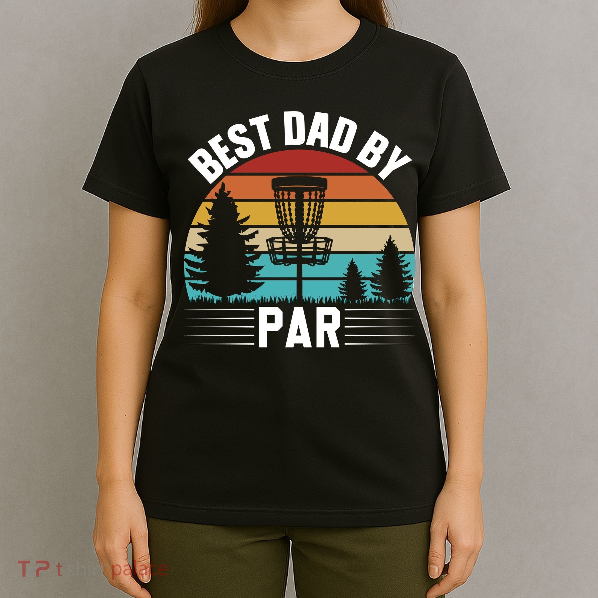 Vintage Best Dad By Par Disc Golf T-Shirt