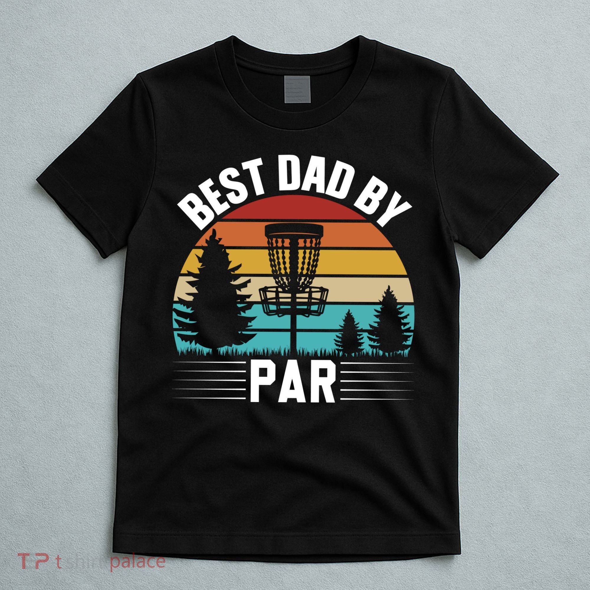 Vintage Best Dad By Par Disc Golf T-Shirt