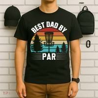 Vintage Best Dad By Par Disc Golf T-Shirt thumb 6