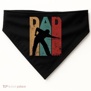 Vintage Billiards Dad Father’s Day USA-Made Doggie Bandana