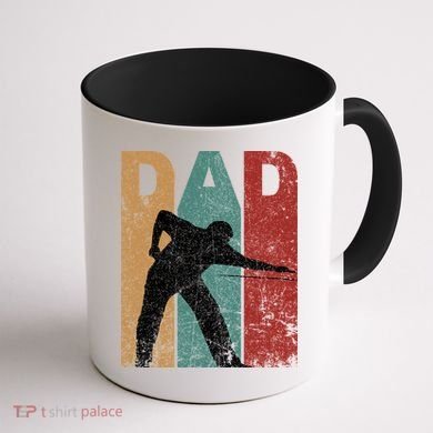 Vintage Billiards Dad Father’s Day Coffee Mug back