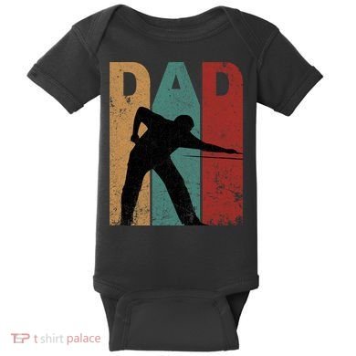 Vintage Billiards Dad Father’s Day Baby Bodysuit
