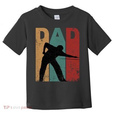 Vintage Billiards Dad Father’s Day Toddler T-Shirt