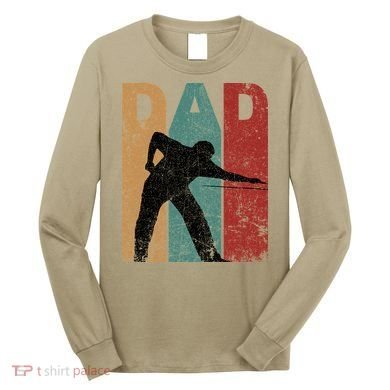 Vintage Billiards Dad Father’s Day Long Sleeve Shirt