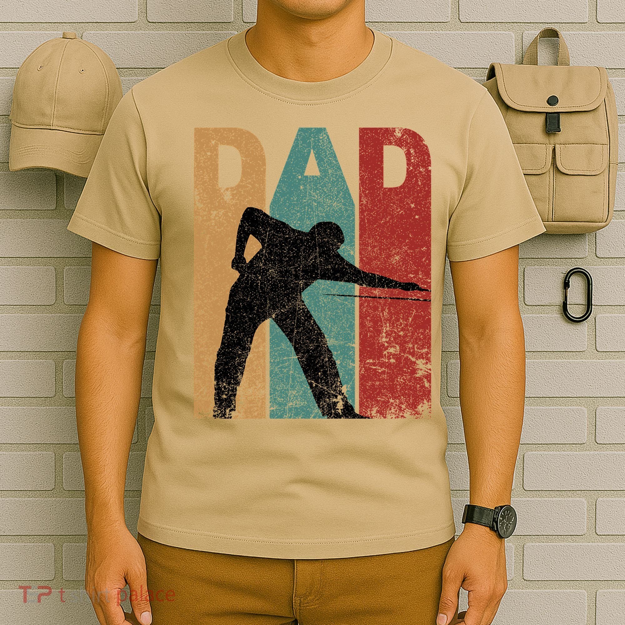 Vintage Billiards Dad Father’s Day T-Shirt