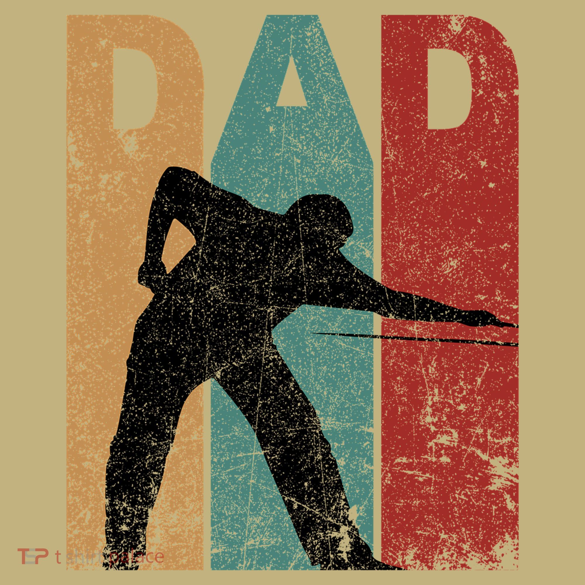 Vintage Billiards Dad Father’s Day T-Shirt
