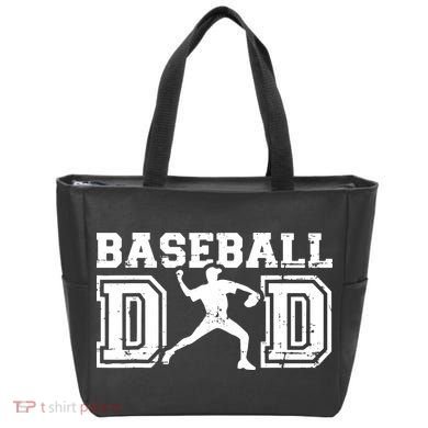 Vintage Baseball Dad Tote Bag
