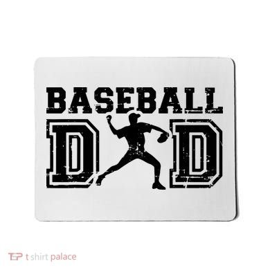 Vintage Baseball Dad Mousepad