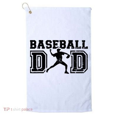 Vintage Baseball Dad Golf Towel