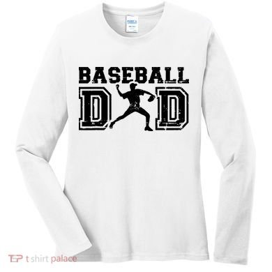 Vintage Baseball Dad Women's Long Sleeve Shirt