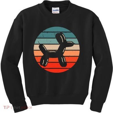 Vintage Balloon Dog Kids Sweatshirt