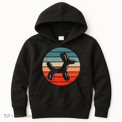 Vintage Balloon Dog Kids Hoodie