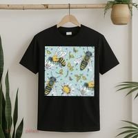 Vintage Bees Daisy Floral T-Shirt thumb 2