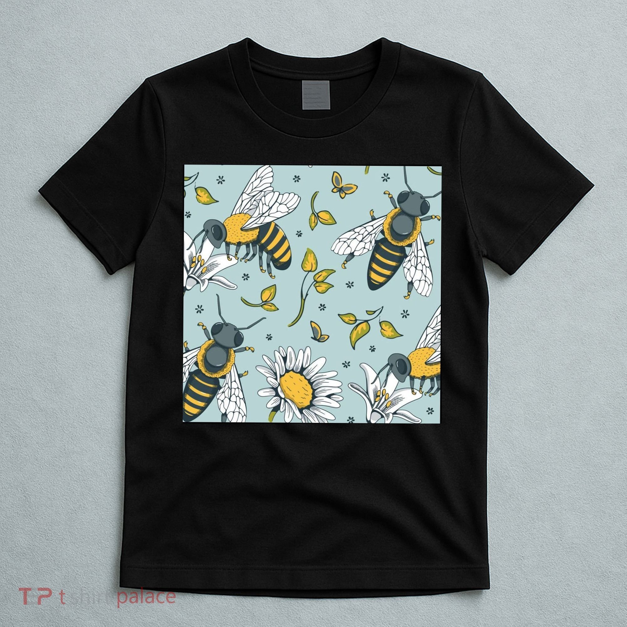 Vintage Bees Daisy Floral T-Shirt