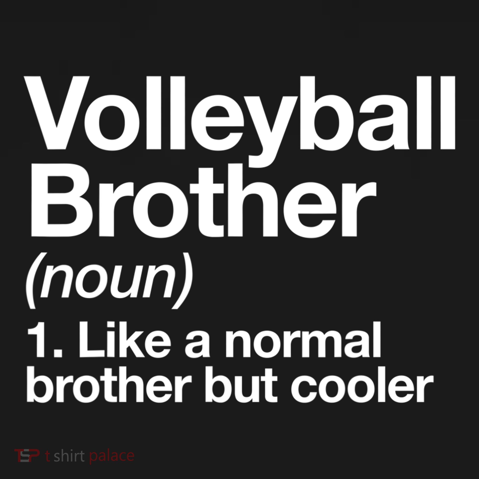 Volleyball Brother Definition Funny Sports Gift Women's Hoodie