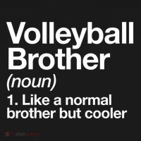 Volleyball Brother Definition Funny Sports Gift Ornament thumb 1