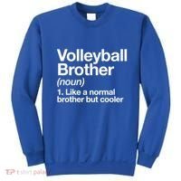 Volleyball Brother Definition Funny Sports Gift Sweatshirt thumb 0