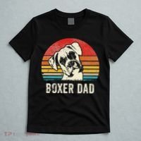 Vintage Boxer Dad Ever Daddy Gifts Dog Dad Father T-Shirt thumb 5