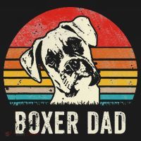Vintage Boxer Dad Ever Daddy Gifts Dog Dad Father T-Shirt thumb 7