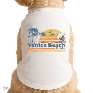 Venice Beach Florida Vintage Spring Break Vacation Retro Doggie Tank