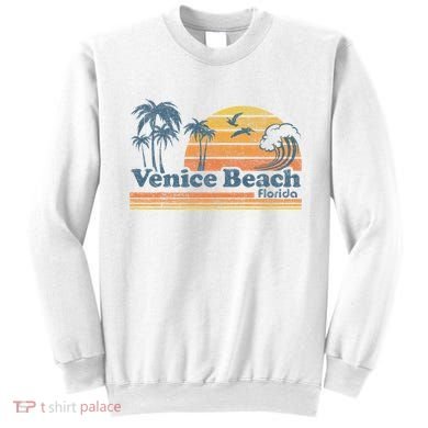 Venice Beach Florida Vintage Spring Break Vacation Retro Sweatshirt