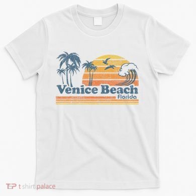 Venice Beach Florida Vintage Spring Break Vacation Retro T-Shirt