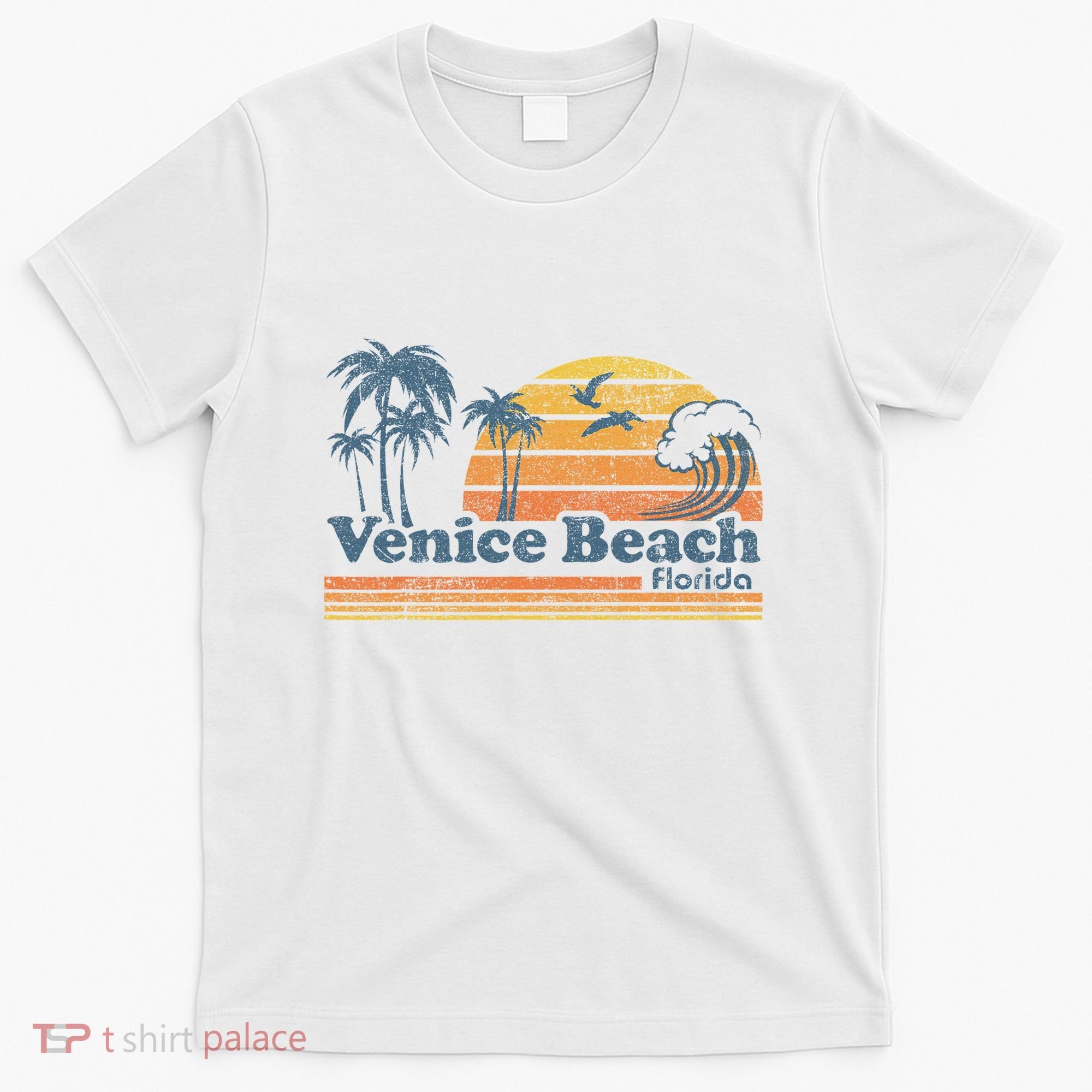 Venice Beach Florida Vintage Spring Break Vacation Retro T-Shirt