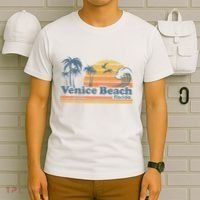 Venice Beach Florida Vintage Spring Break Vacation Retro T-Shirt thumb 6