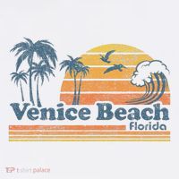 Venice Beach Florida Vintage Spring Break Vacation Retro T-Shirt thumb 7