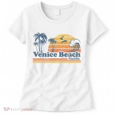 Venice Beach Florida Vintage Spring Break Vacation Retro Women's T-Shirt