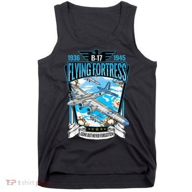 Vintage B17 Flying Fortress WW2 Heavy Bomber Aviator Tank Top