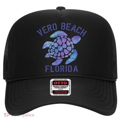 Vero Beach Fl Beach Design / Tribal Turtle Gift Hat