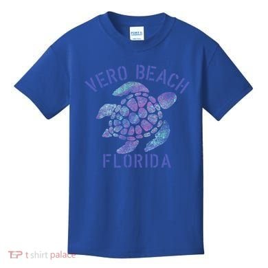 Vero Beach Fl Beach Design / Tribal Turtle Gift Kids T-Shirt
