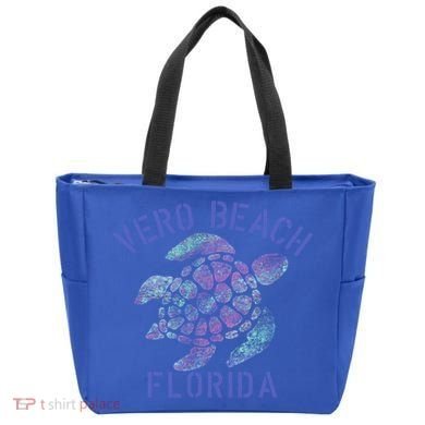 Vero Beach Fl Beach Design / Tribal Turtle Gift Tote Bag