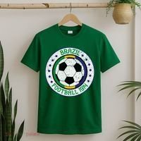 Vintage Brazil Football 1914 Soccer Fan T-Shirt thumb 2