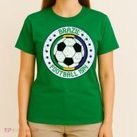 Vintage Brazil Football 1914 Soccer Fan T-Shirt thumb 4