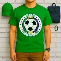 Vintage Brazil Football 1914 Soccer Fan T-Shirt thumb 6