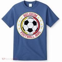 Vintage Belgium Football 1895 Soccer T-Shirt thumb 0