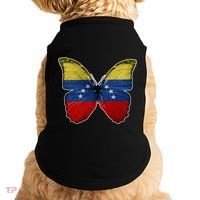 Venezuela Butterfly Flag Pride Venezuelan Flag Roots Funny Gift Doggie Tank thumb 0