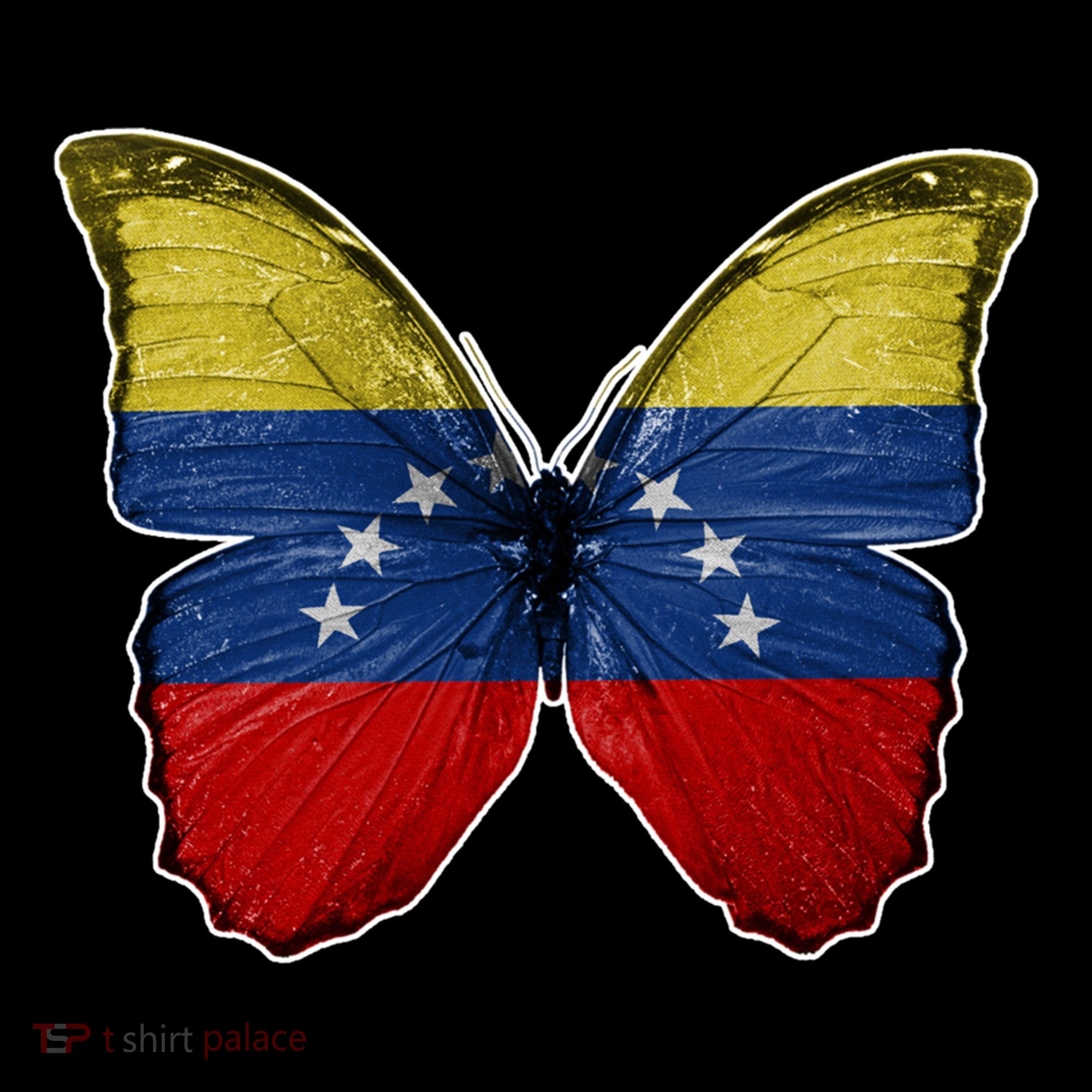 Venezuela Butterfly Flag Pride Venezuelan Flag Roots Funny Gift Coffee Mug