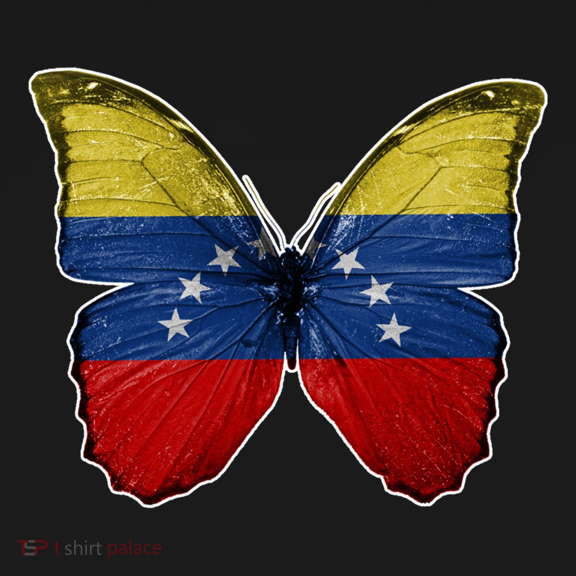 Venezuela Butterfly Flag Pride Venezuelan Flag Roots Funny Gift Ornament