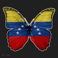 Venezuela Butterfly Flag Pride Venezuelan Flag Roots Funny Gift Hat thumb 2