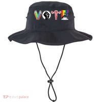 Vote Books Fist Ovaries Lgtbq Bucket Hat thumb 0