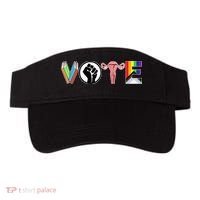 Vote Books Fist Ovaries Lgtbq Visor thumb 0