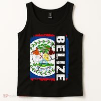 Vintage Belizean Flag Belize Pride Roots Heritage Tank Top thumb 2