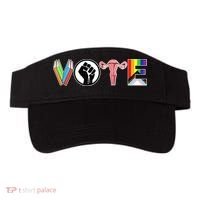 Vote Books, Fist, Ovaries, LGTBQ Visor thumb 0